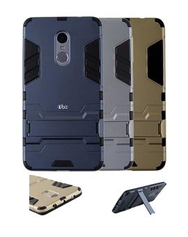 Cover for Xiaomi Redmi Note 4 - Tough Heavy Duty Shockproof Armor Defender Dual Protection Layer Hybrid Kickstand Back Case Cover by TBZ