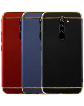Case for Xiaomi Redmi Note 8 Pro Ultra-thin 3 in 1 Cracking Electroplate Metal Texture Hard Back Case Cover for Xiaomi Redmi Note 8 Pro
