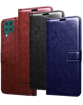 Wallet Flip Cover Case for Samsung Galaxy F62