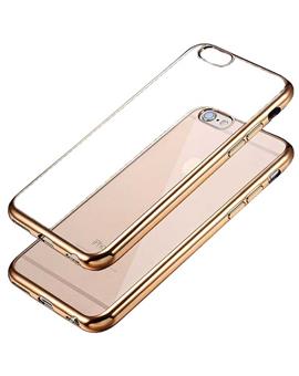 TBZ Ultra Slim Luxury Electroplating Soft Clear Transparent Back Cover for Apple iPhone 6 / 6S