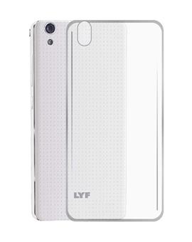 TBZ Transparent Silicon Soft TPU Slim Back Case Cover for Lyf Water 6