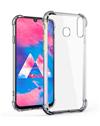 Samsung Galaxy M30 Case Back Cover [Drop Defense Series] Full Body Protective Soft Phone Mobile Cover with Screen Camera Protection Bumper Corner for Samsung M30 (2019) (Transparent) by RRTBZ